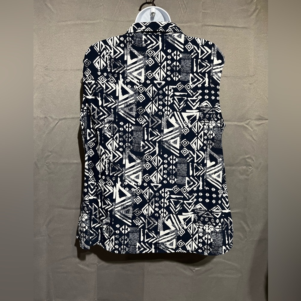 Breckenridge sleeveless blouse Size L EUC ❤️ - Picture 5 of 8